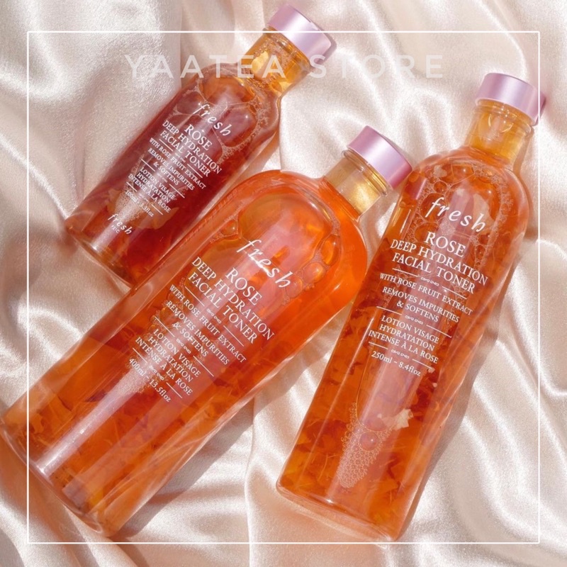 [GIÁ TỐT] TONER FRESH ROSE DEEP HYDRATION FACIAL CHÍNH HÃNG
