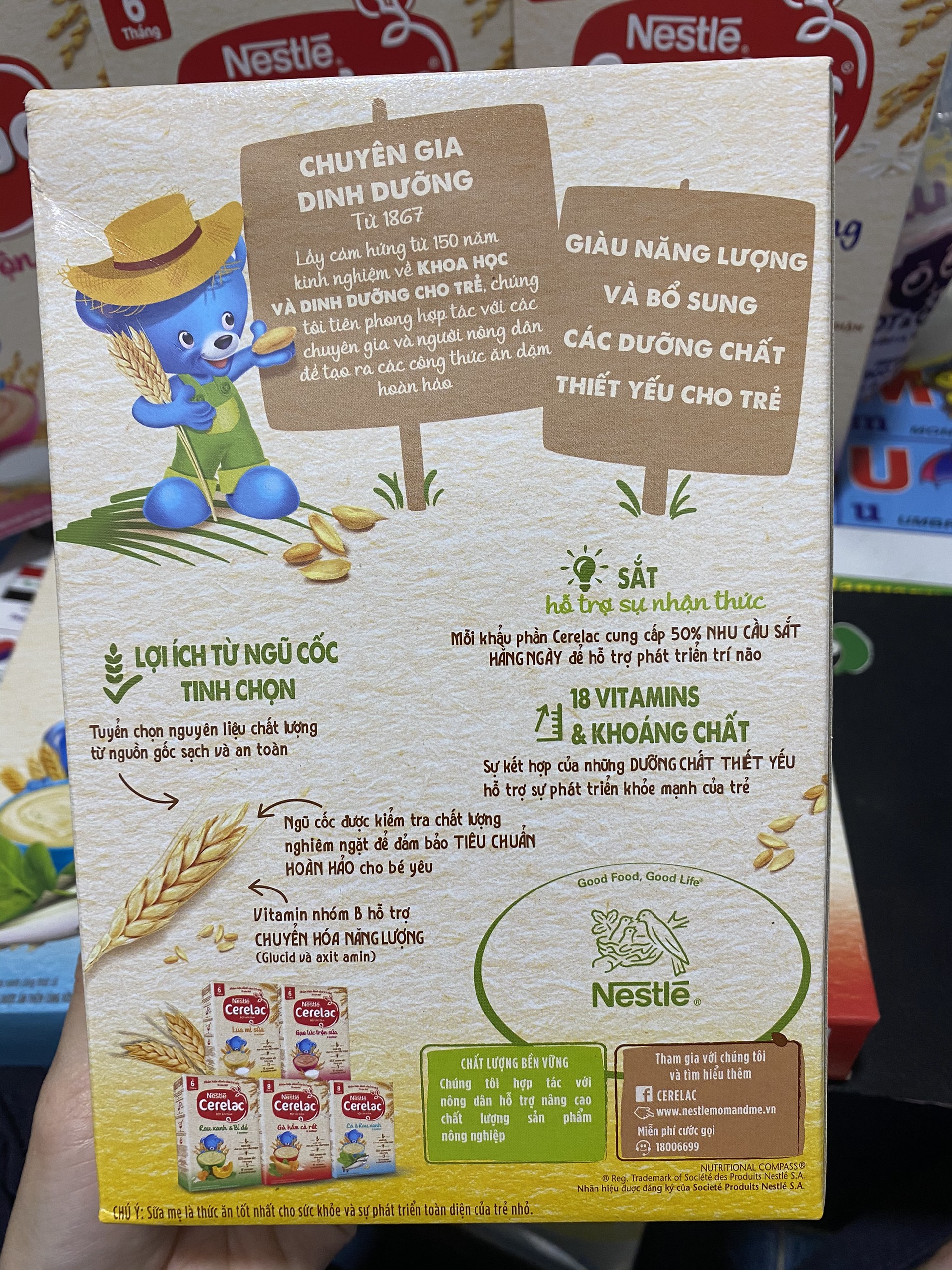 Bột Ăn Dặm Nestle Cerelac Lúa Mì Sữa 200gr