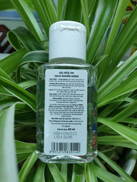 [HCM](Hot) Nước rửa tay khô Aiken 60ml