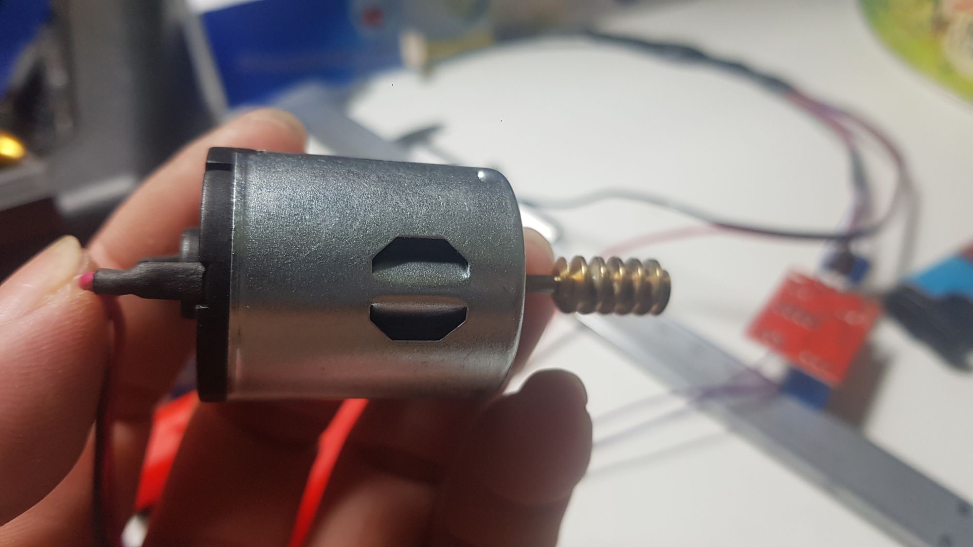 Motor 12V DC tháo máy Nhật.