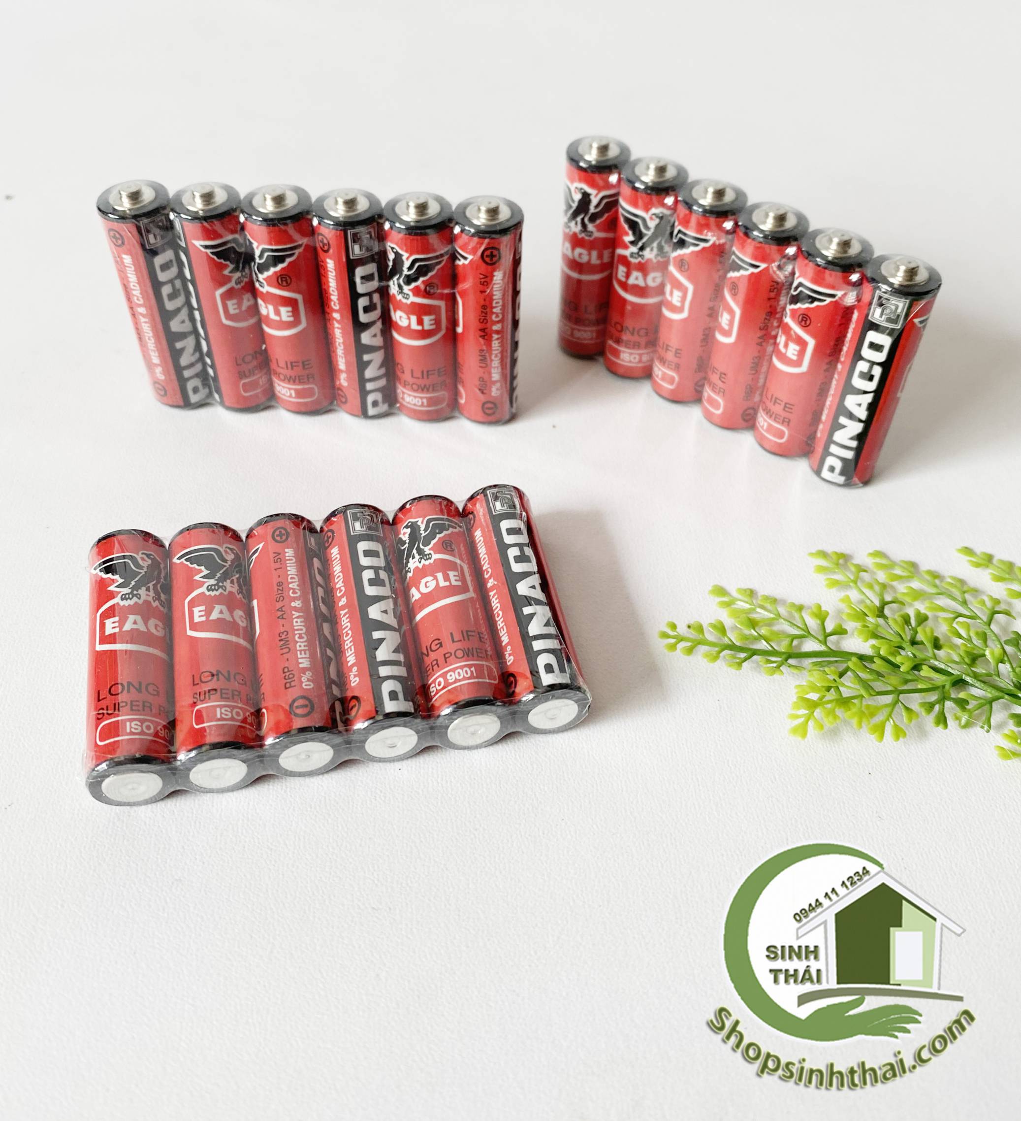 Pin Tiểu AA ( 2A) Pin Con Ó Pinaco 1.5V ( 4 viên )