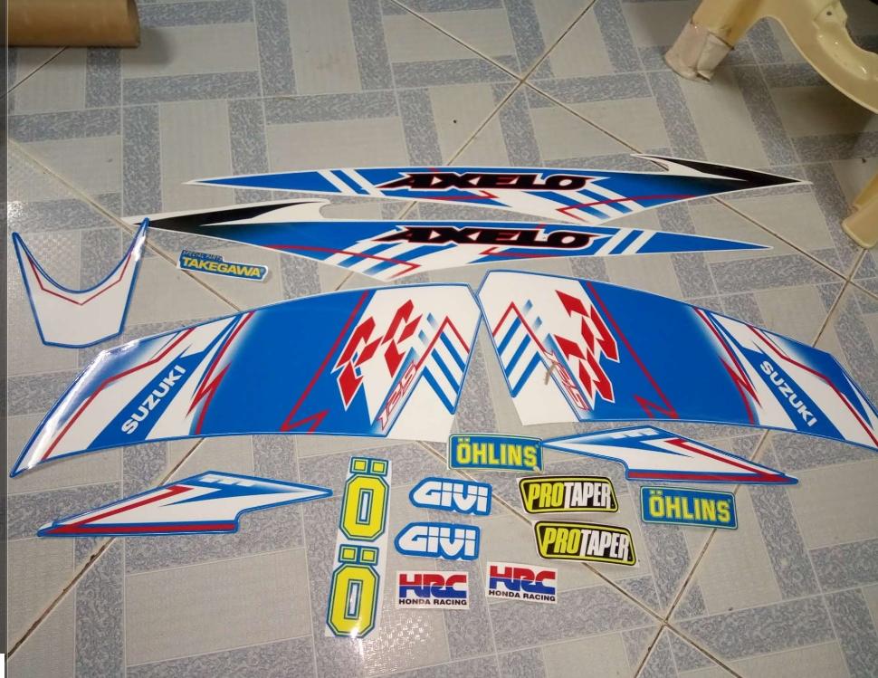 Bộ tem rời axelo tem in