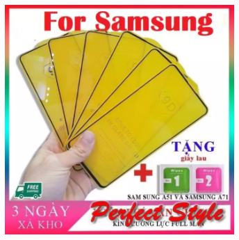 Cường lực Full màn Samsung Galaxy A02 M02 A10 A10s M10 A11 M11 A12 M12 M20 A22 M22 A13 A23 M23 A20 A20s A30 M30 A30s M30s A31 A32 M32 A33 M33 A50 A50s A51 M51 A52 A52s M52 A53 M53 M62 S20 S21 FE  Note 10 S10 lite