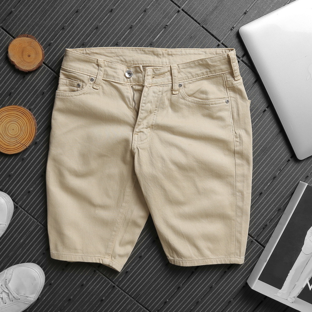 Quần Short Jean - Doki cao cấp 5 màu, quần sooc nam chất co giãn thoải mái, quần short nam cotton thoáng mát