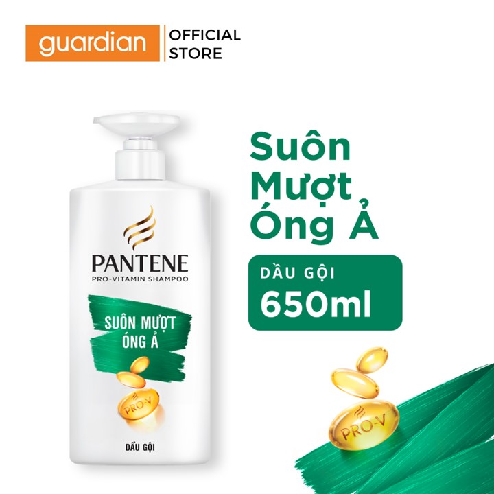 Dầu Gội Suôn Mượt Óng Ả Pantene Silky Smooth Care Shampoo 650Ml