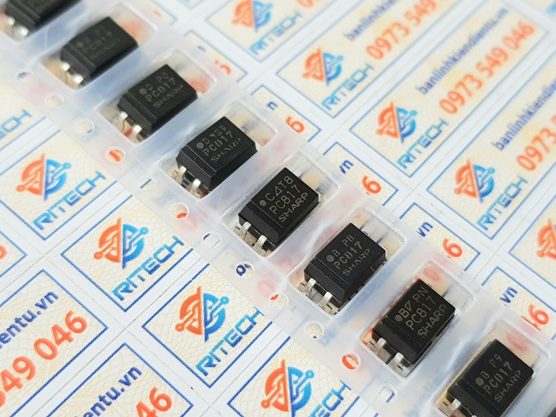 Combo 10 con EL817C, PC817, PC817C, PC 817 Opto Driver SOP-4 hàng nhập khẩu