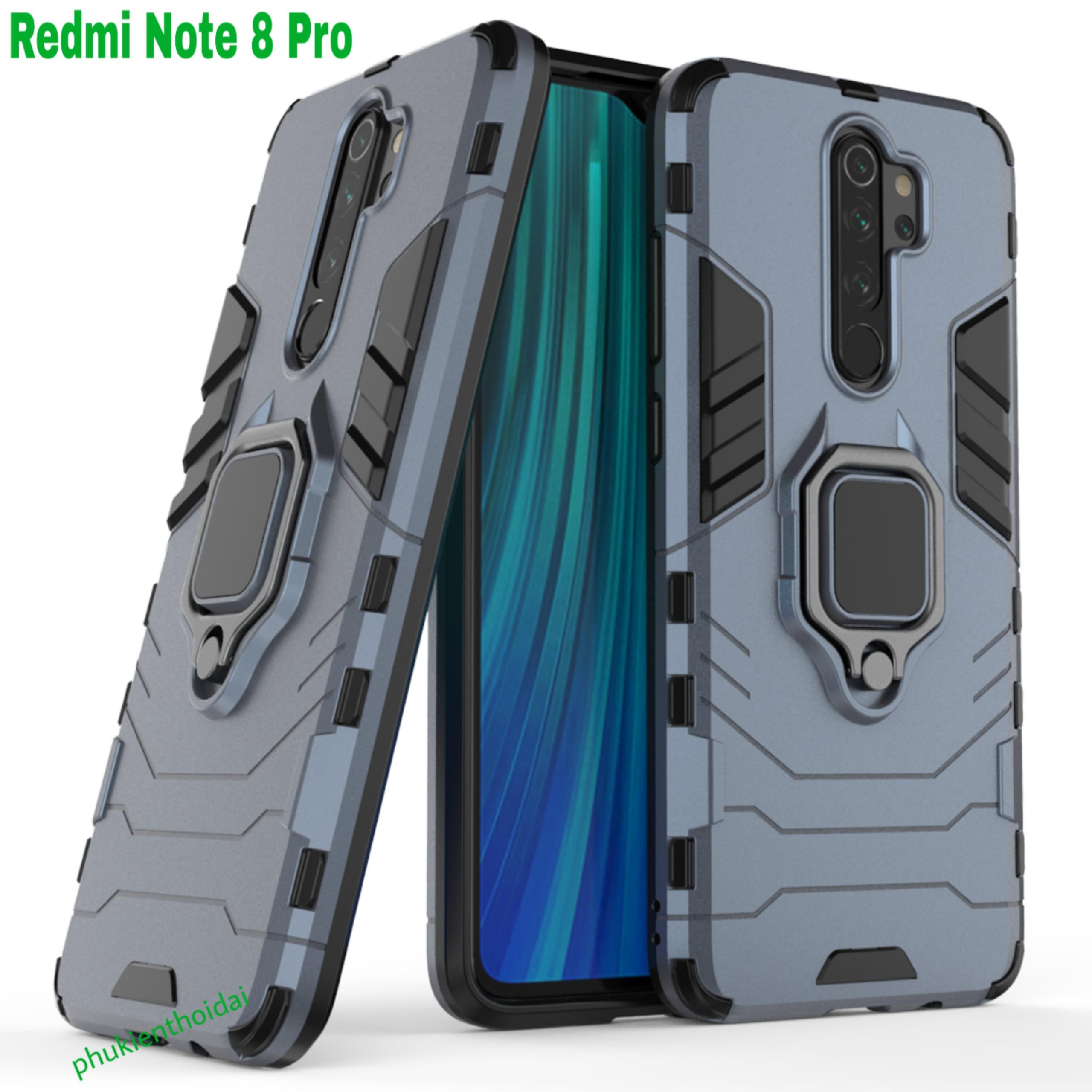 Ốp lưng Xiaomi Redmi Note 8 Pro chống sốc Iron Man Iring cao cấp siêu bền
