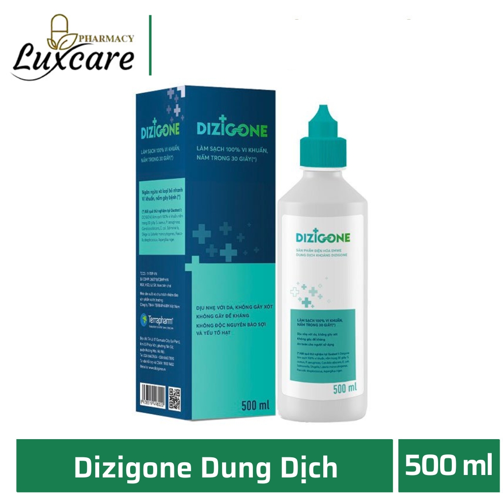 DIZIGONE kháng khuẩn vượt trội nhanh lành vết thương (đủ loại 100 - 500ml) - Luxcare Pharmacy