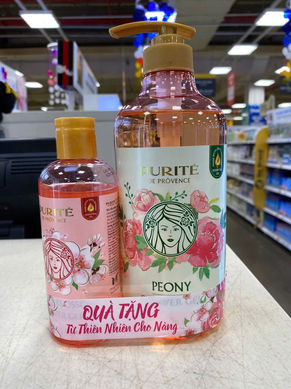 Sữa tắm Purite by Provence 850ml tặng chai 250ml