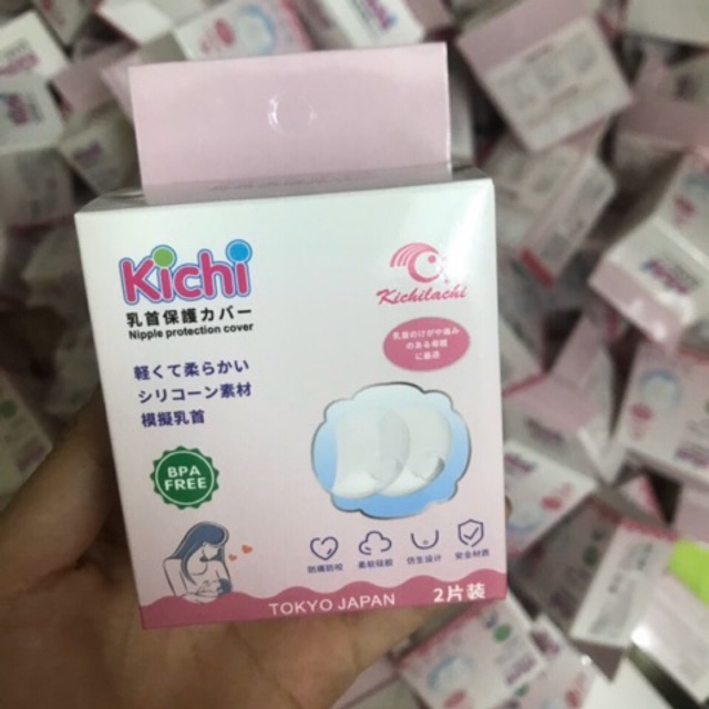 [HCM]Núm Trợ Ty Kichilachi ( Miếng Bảo Vệ Đầu Ty) 2 Chiếc/ Hộp