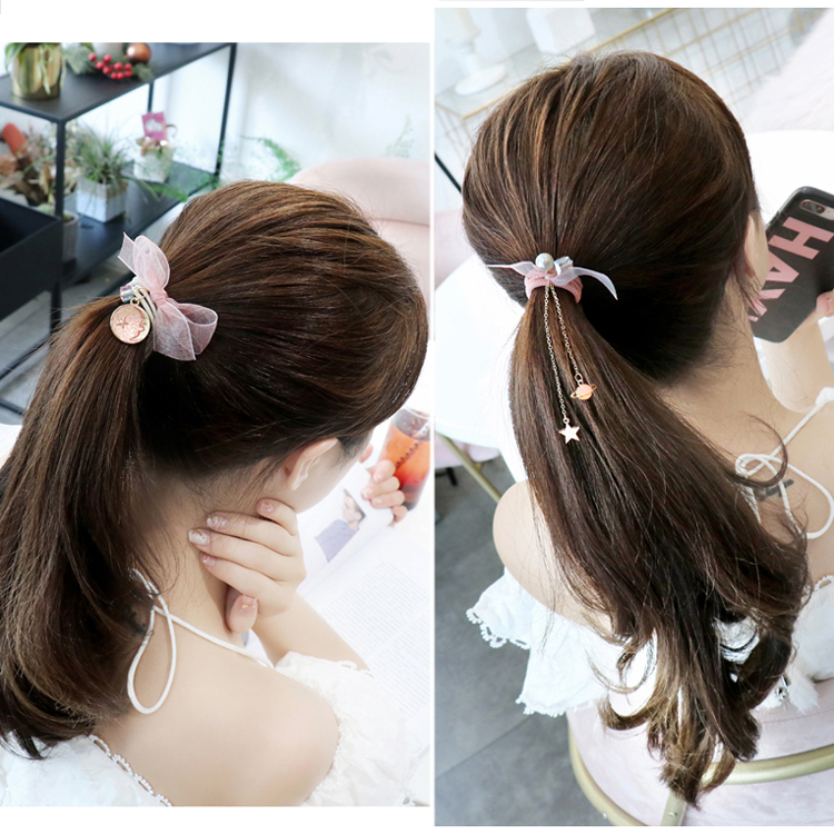 [HCM]Set 9 Dây cột tóc style HÀN đính đá XINH XẮN fs- KAShop