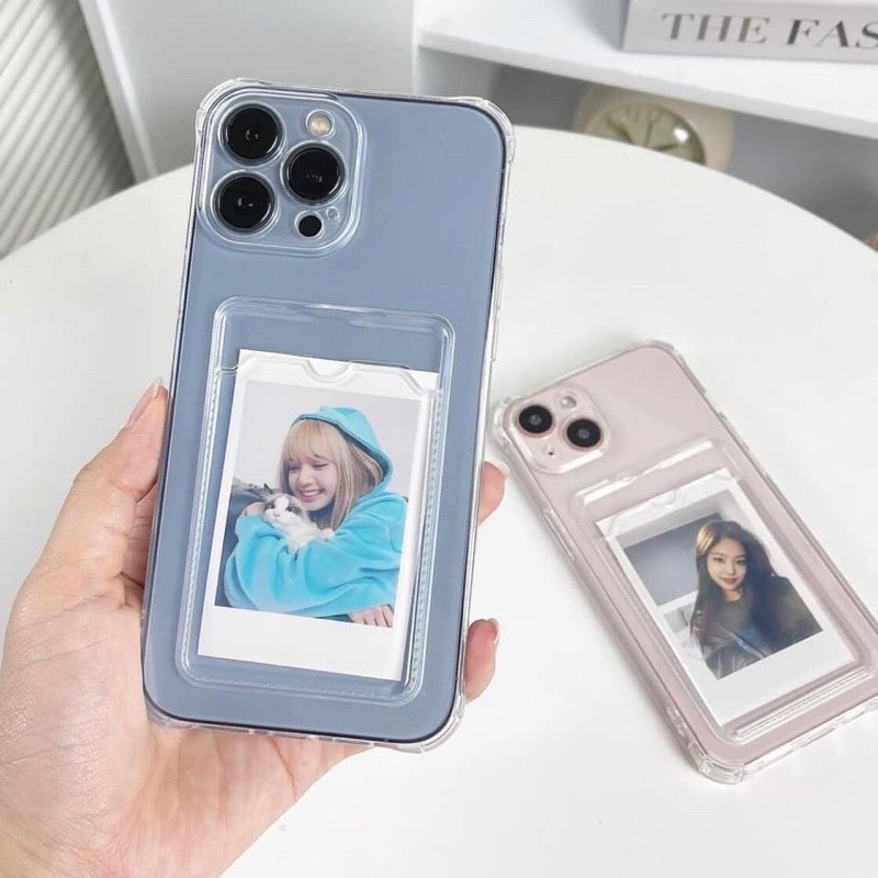Ốp  trong loại tốt bảo vệ camera có ngăn đựng thẻ cho  6G/7G/6P/7P/X/XSMAX/11/11PROMAX/12/12PRO/12PROMAX
