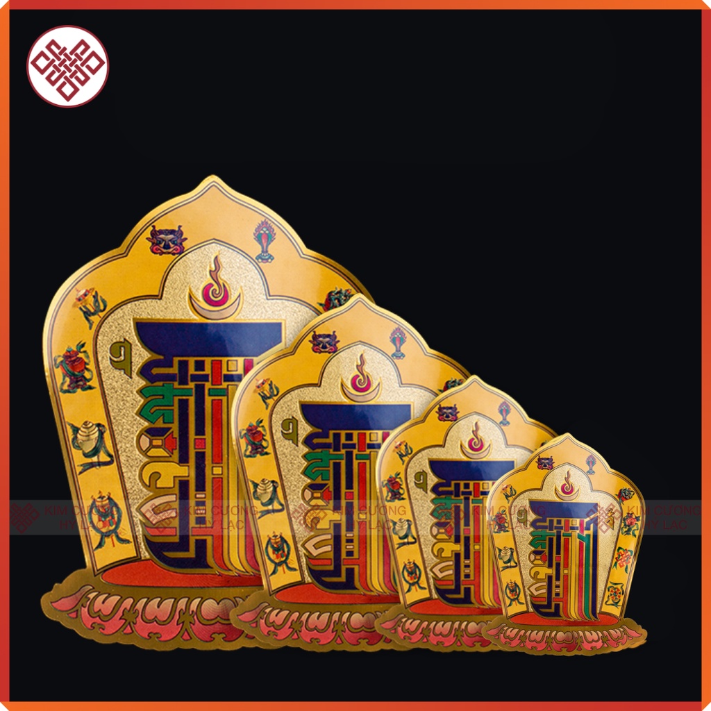 Decal Dán Biểu Tượng Kalachakra Mật Tông [Kim Cương Hỷ Lạc]