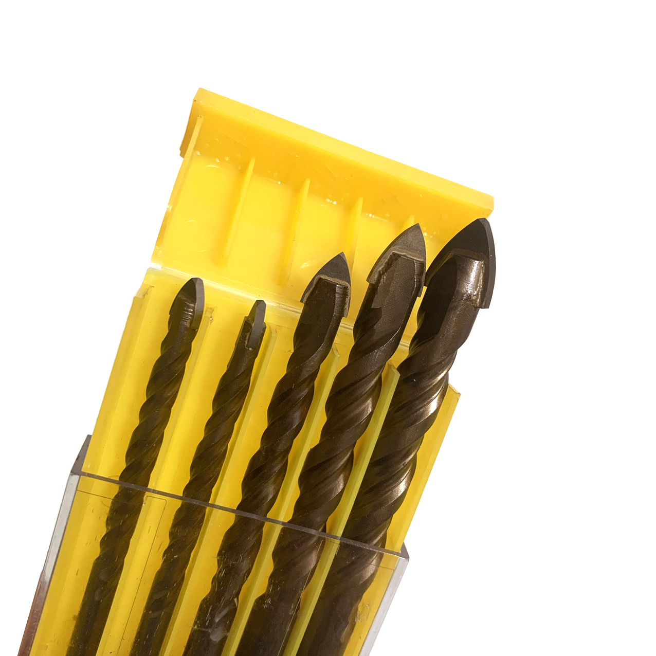 Bộ 5 mũi khoan đa năng mũi thép 6-12mm khoan trên gạch, gạch men, gốm, sứ, thủy tinh, bê tông, tường xi măng, đá, nhôm, gỗ KAPUSI JAPAN