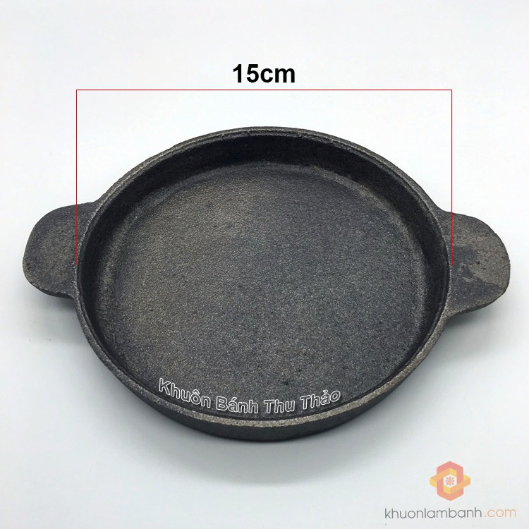 Khuôn gang làm bánh xèo 15cm