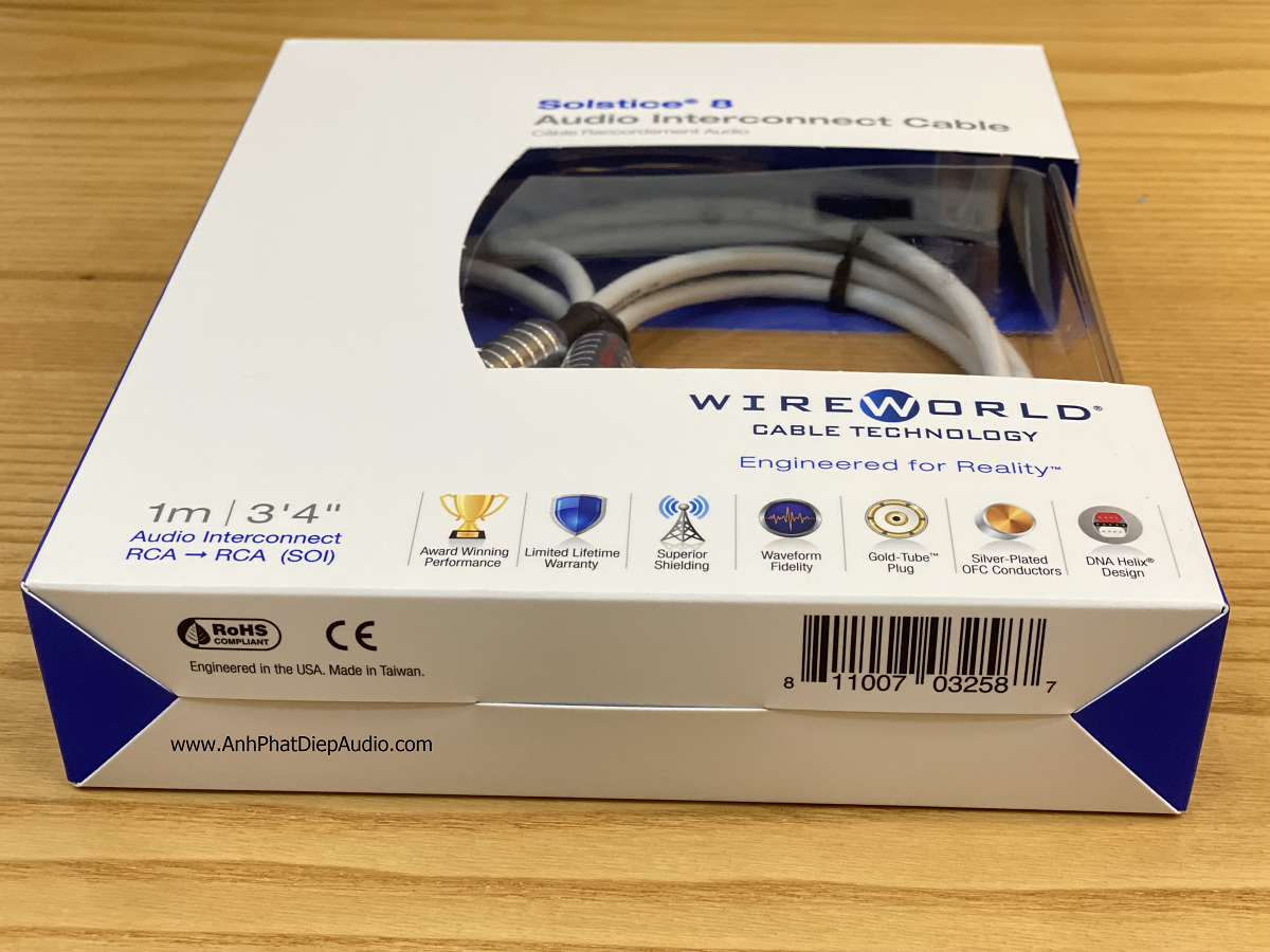 Dây tín hiệu WIREWORLD Solstice 8 Interconnect RCA