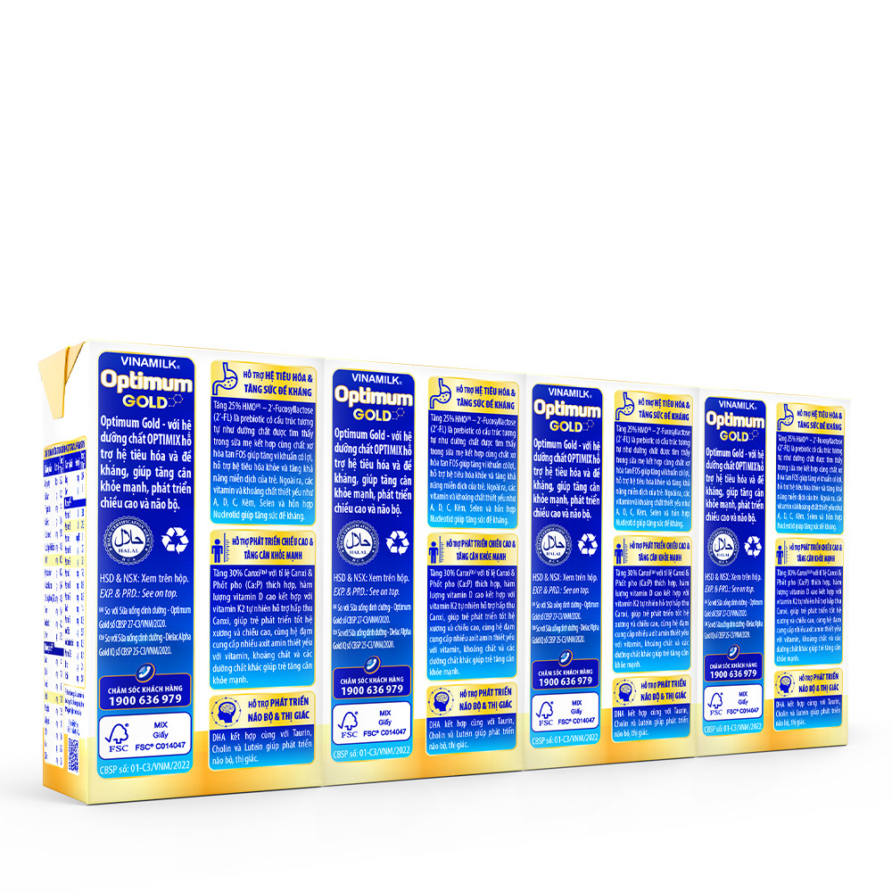 Thùng 48h SBPS Optimum Gold 110ml (Mới)