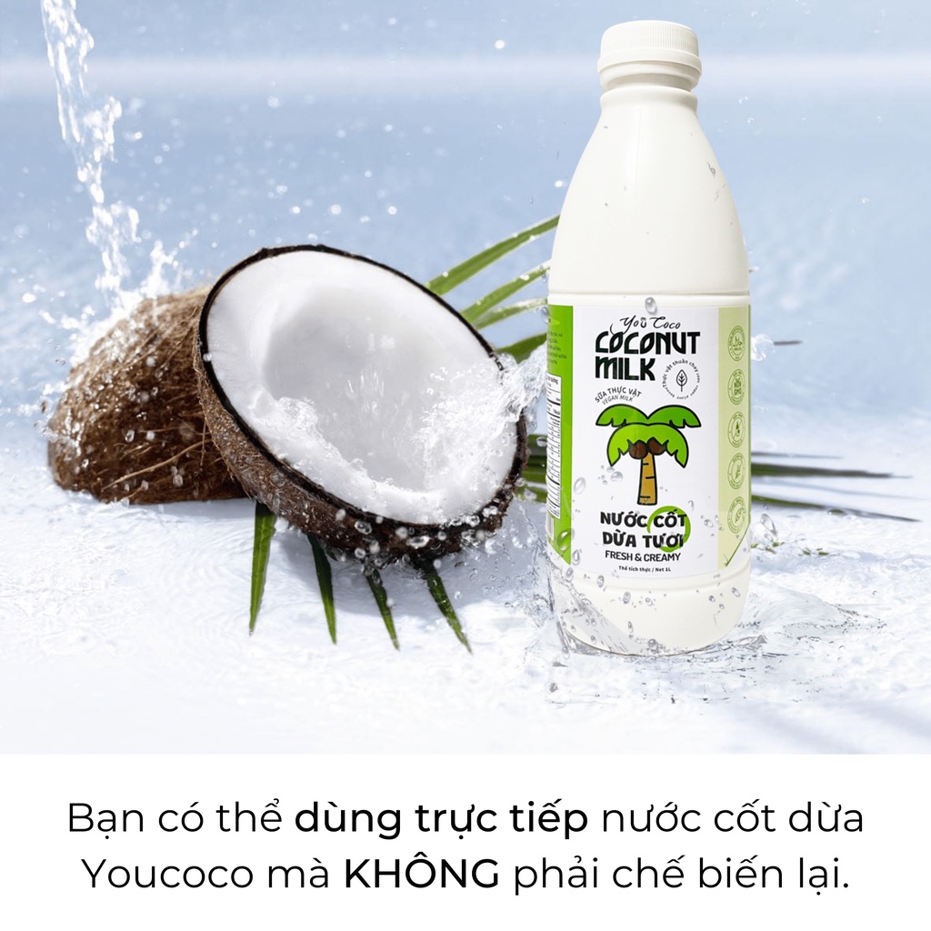 Nước cốt dừa tươi Youcoco Coconut Milk