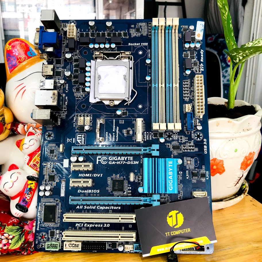MAINBOARD GIGABYTE H77-DS3H SOCKET 1155 (HỖ TRỢ FULL CPU I5, I7)