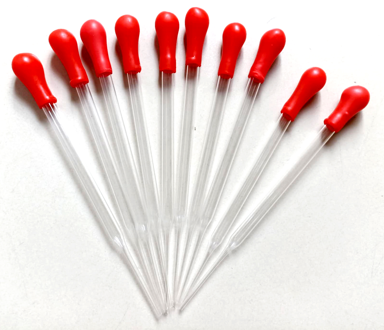 [combo 10 bộ] Pipet thủy tinh - Ống hút quả bóp cao su loại đẹp