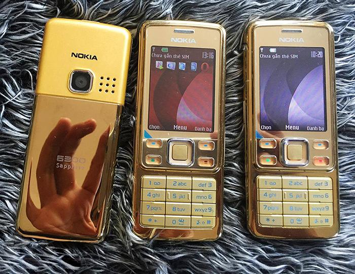 Điện thoại 6300 gold zin