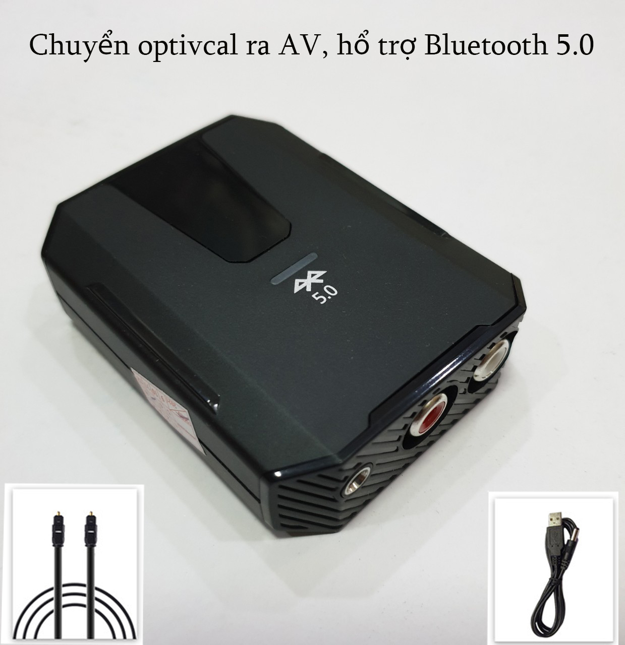 Bộ thu bluetooth 5.0 và chuyển đổi âm thanh quang optical của tv ra loa/amply
