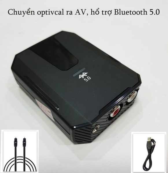 Bộ Thu Bluetooth 5.0 Và Chuyển Đổi Âm Thanh Quang Optical Của TV Ra Loa/Amply