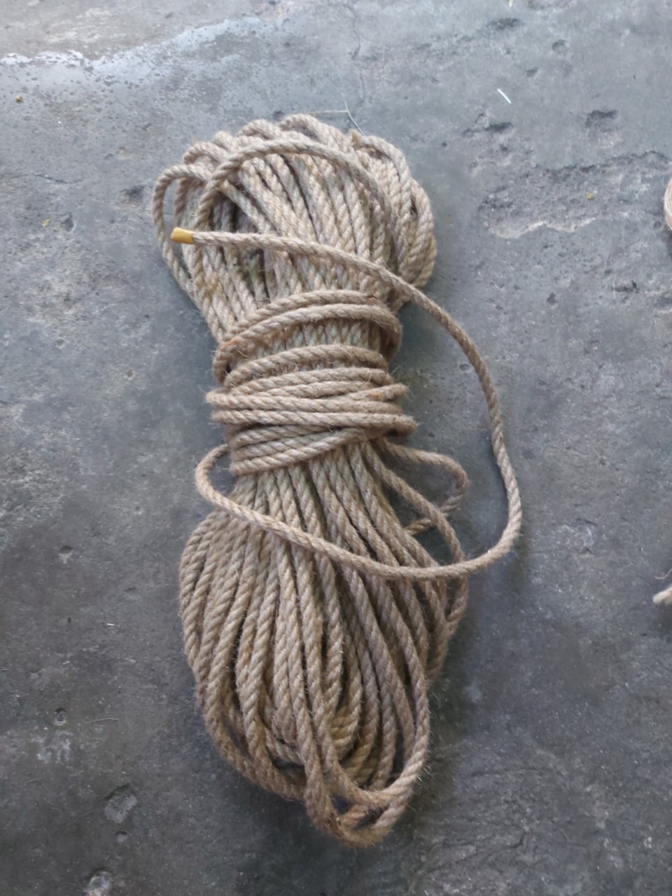 ( size 6mm) 1kg dây thừng, dây gai trang trí handmade size 6mm ( 6 ly)