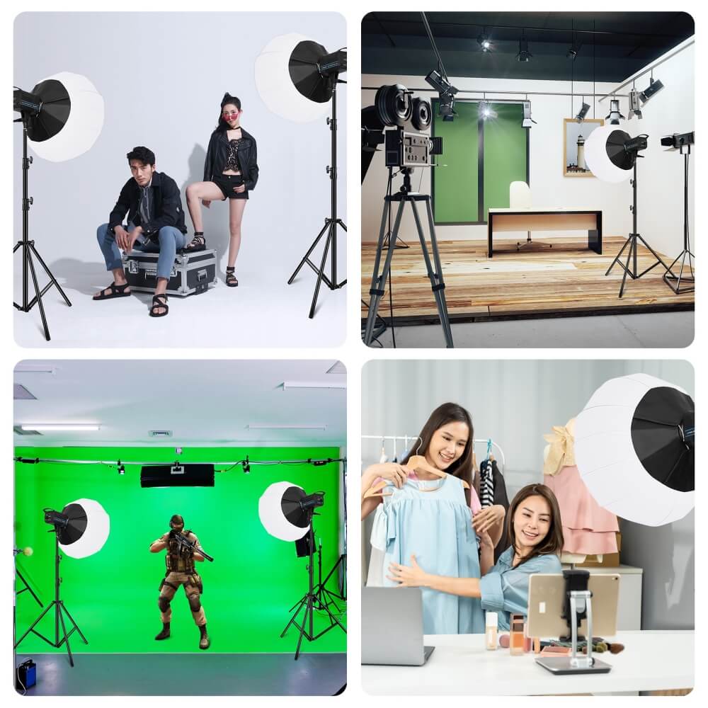 ĐÈN LED STUDIO 150W 3200K-5600K PULUZ (NGÀM BOWENS)
