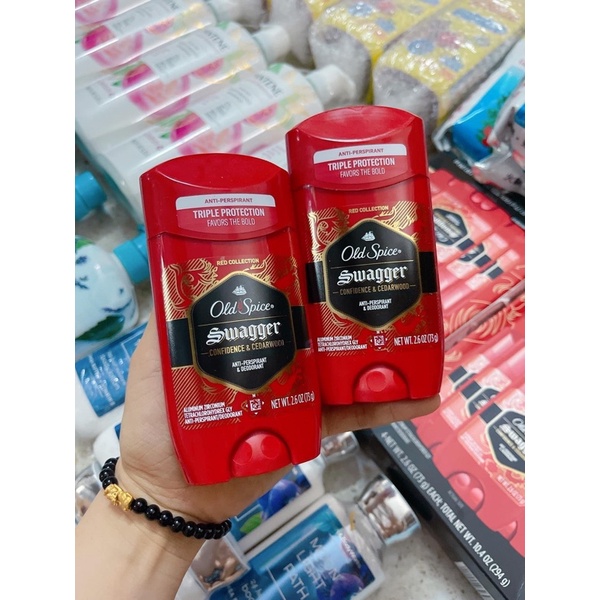 ❌❌❌Lăn Sáp khử mùi nam Old Spice Swagger Confidence & Cedarwood 73g mẫu mới, cao cấp hơn ạ ❌❌❌❌