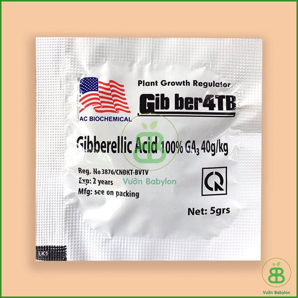 Phân Bón Lá Gibber 4TB (Kích Thích Tăng Trưởng) cho các loại cây