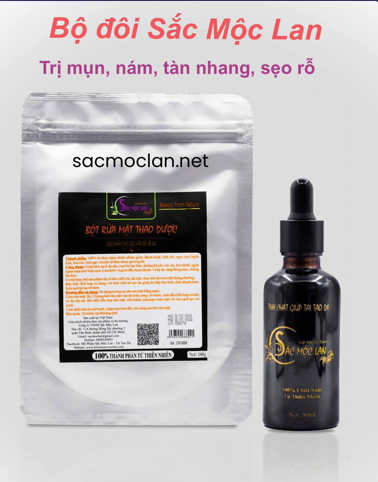 Sắc Mộc Lan - Bộ sản phẩm Sắc Mộc Lan