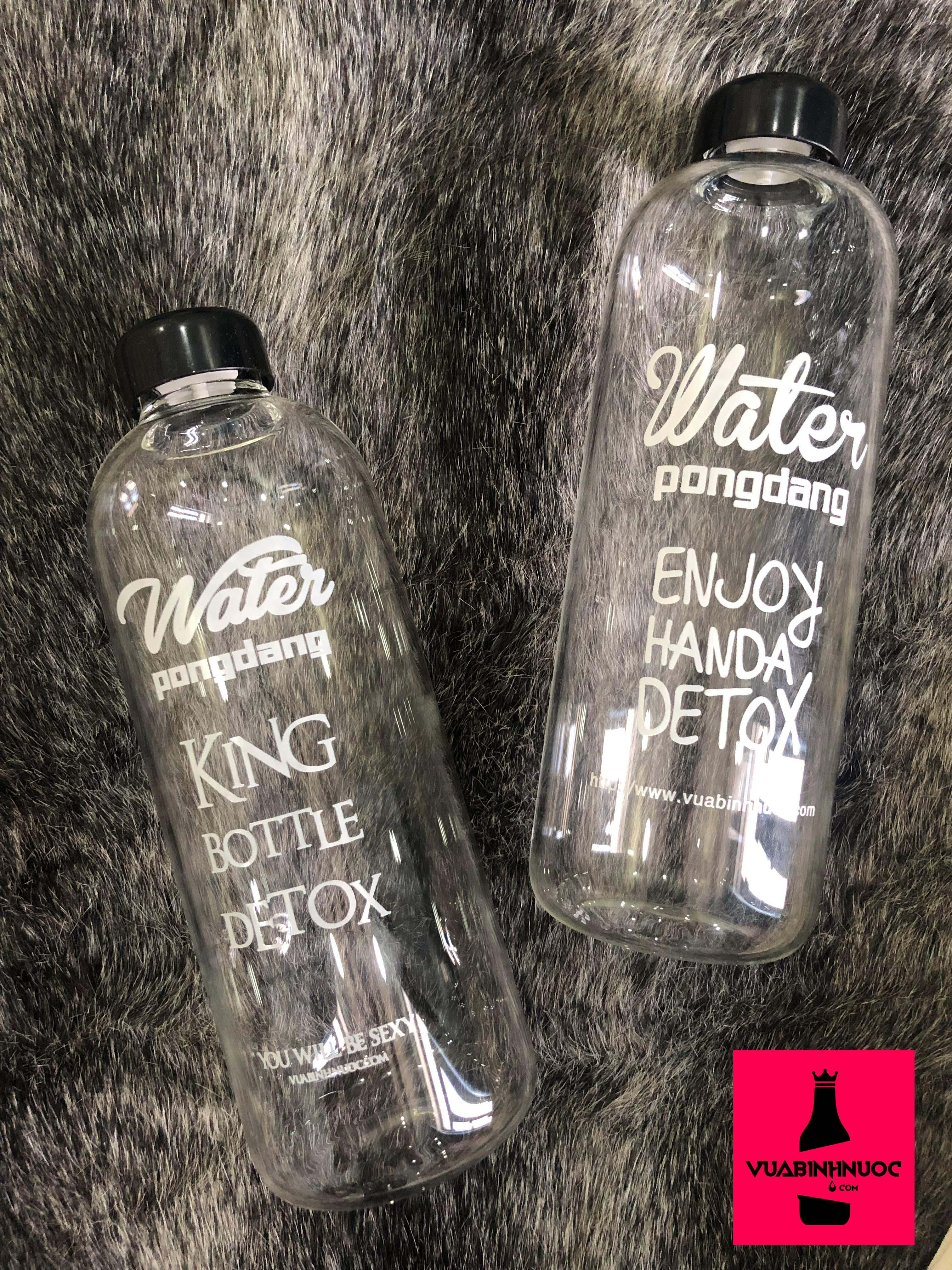 Bình thủy tinh Pongdang Detox 1000ml