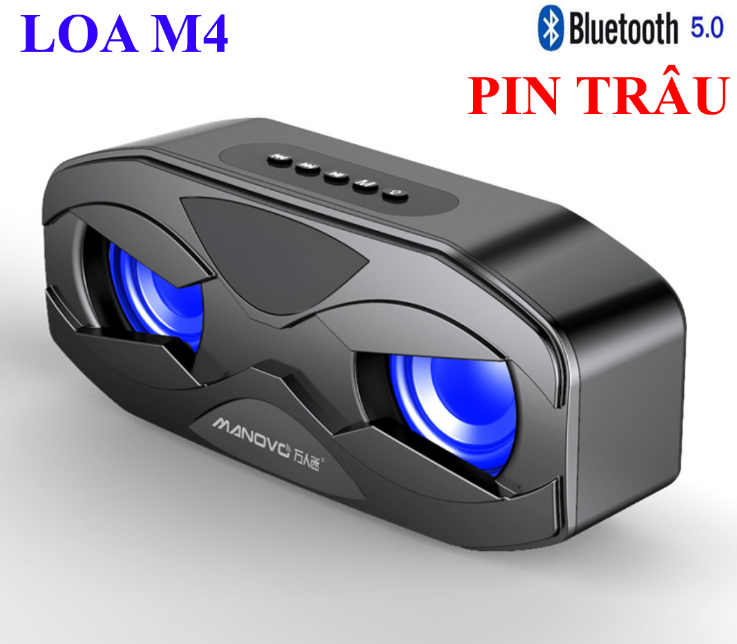 SIÊU TRẦM - LOA BLUETOOTH 5.0 MANOOVO M4