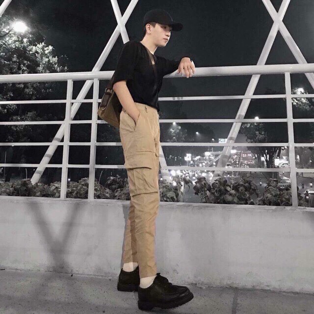 Quần Kaki túi hộp