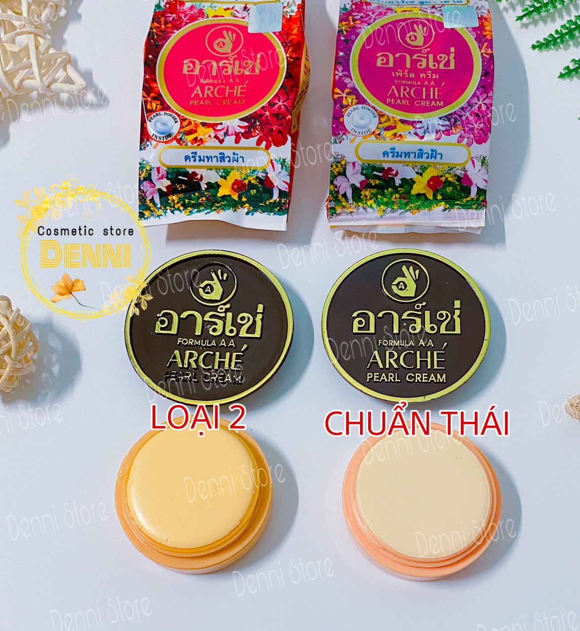 Kem Arche Thái Loại 1 Dưỡng Trắng Da ( kem AC Thái ) - Kem Arche Pearl Cream - mỹ phẩm Denni