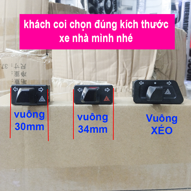 Công Tắc Xi Nhan Hazard gắn các dòng Honda