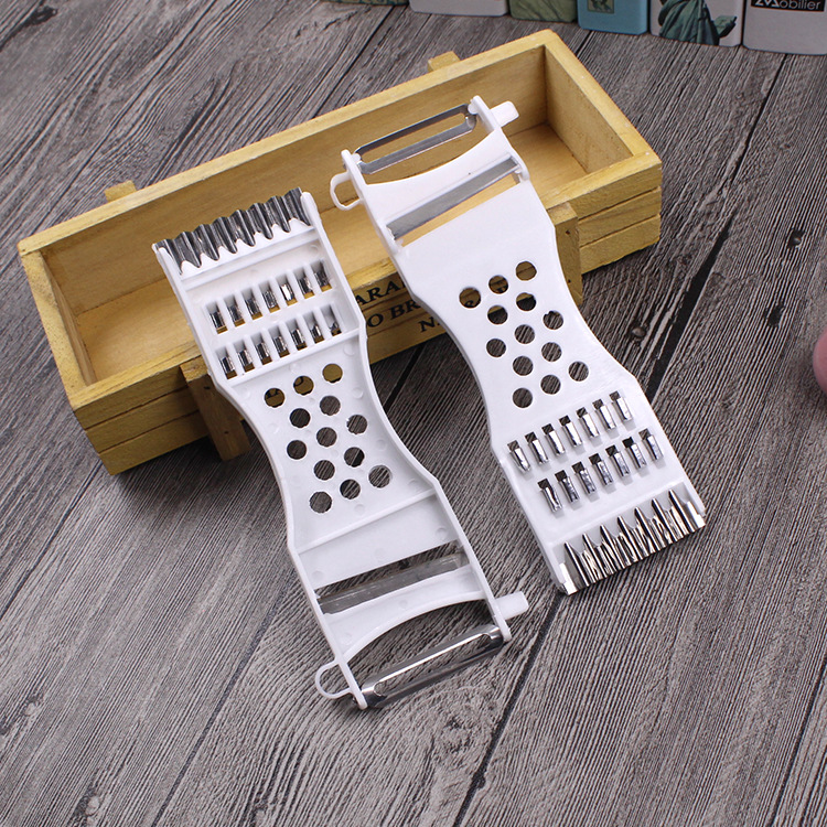 6 in 1 multi-functional stainless steel squeezer scraper blade quickly convenient fruits scraper-Lumbley