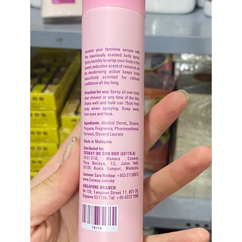 [hàng chính hãng] Xịt thơm Designer collection rseries body spray