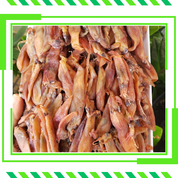 Mực Muối Lạt Phơi Ghe - Dẻo Thơm, Ít Muối, Đa Dạng Chế Biến - Nha Trang 500g, size nhỏ  - Cá Cơm Khô Nha Trang
