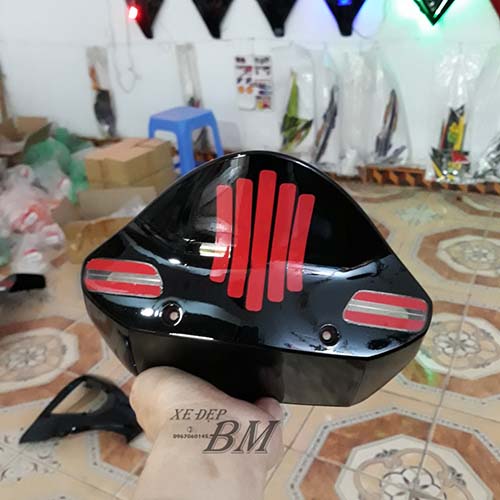 nắp hậu sirius độ họa tiết led