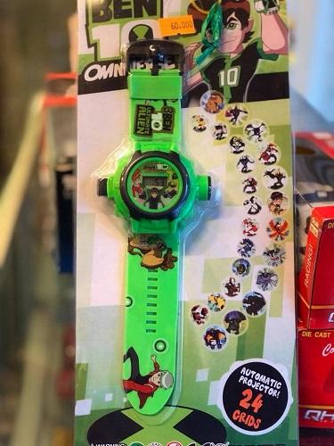 Đồng hồ chiếu hình, đồng hồ ben 10, đồng hồ trẻ em