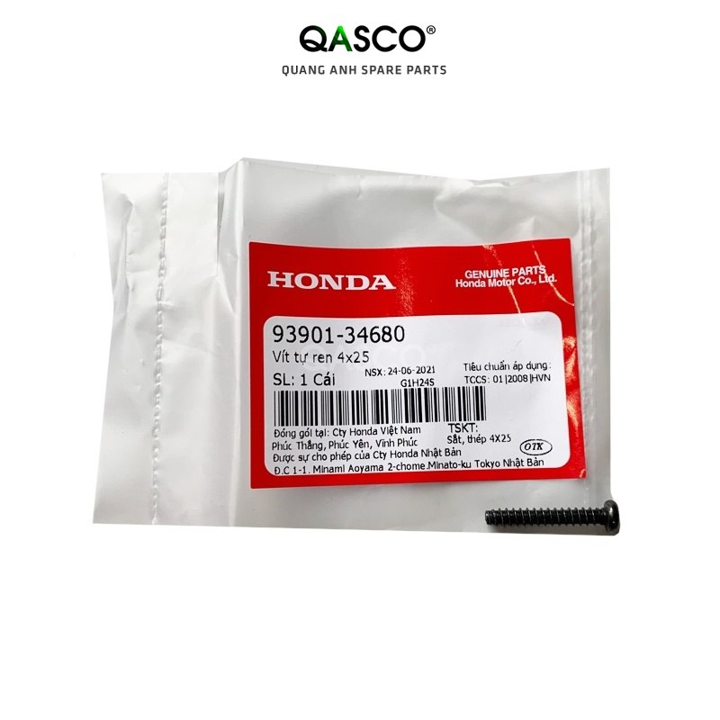 Vít tự ren honda nhiều dòng xe 4x25 _763