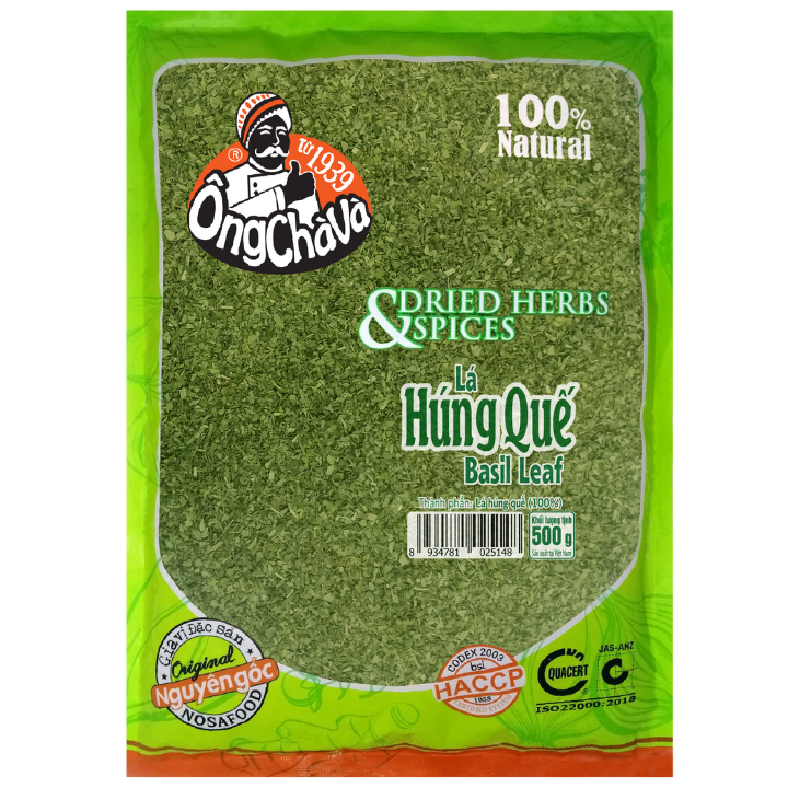 Ong Cha Va Basil Leaf 500g