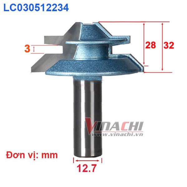 Mũi ghép góc cạnh tideway LC0305