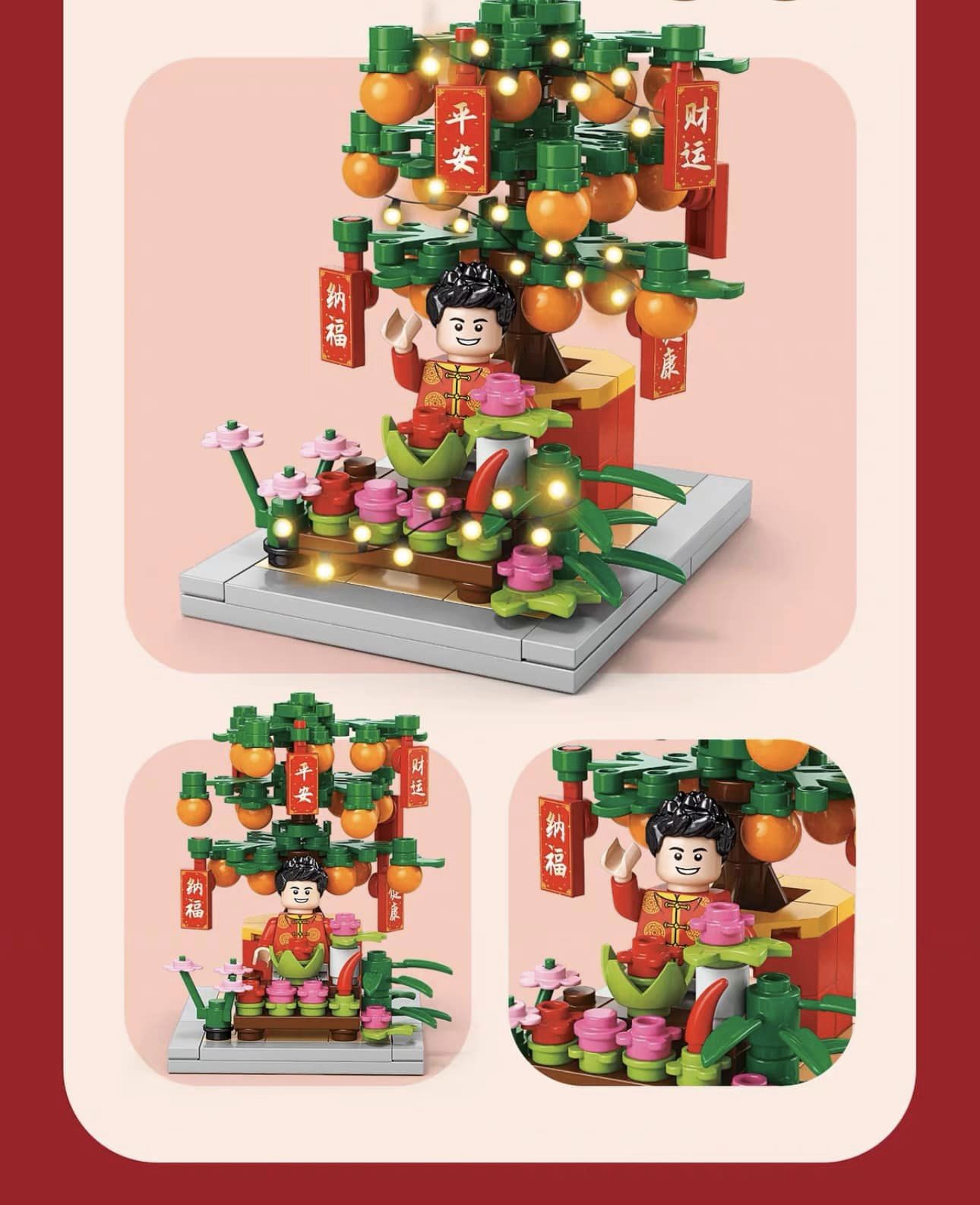 Bộ Lego Mèo thần tài đón tết