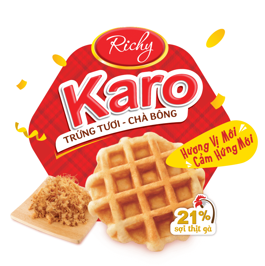 [HCM]Bánh trứng tươi – chà bông #Karo 6 Cái