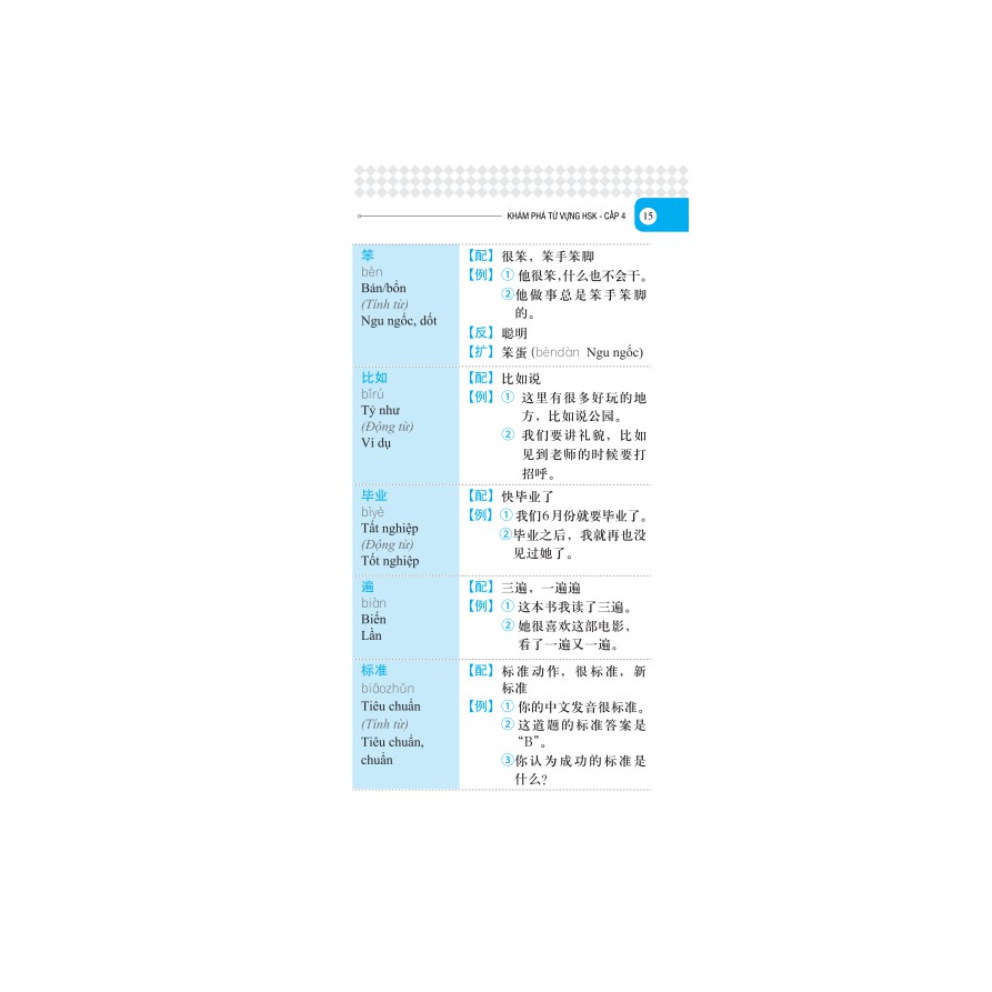 Vocabulary Khám Phá Từ Vựng Hsk - Cấp 4