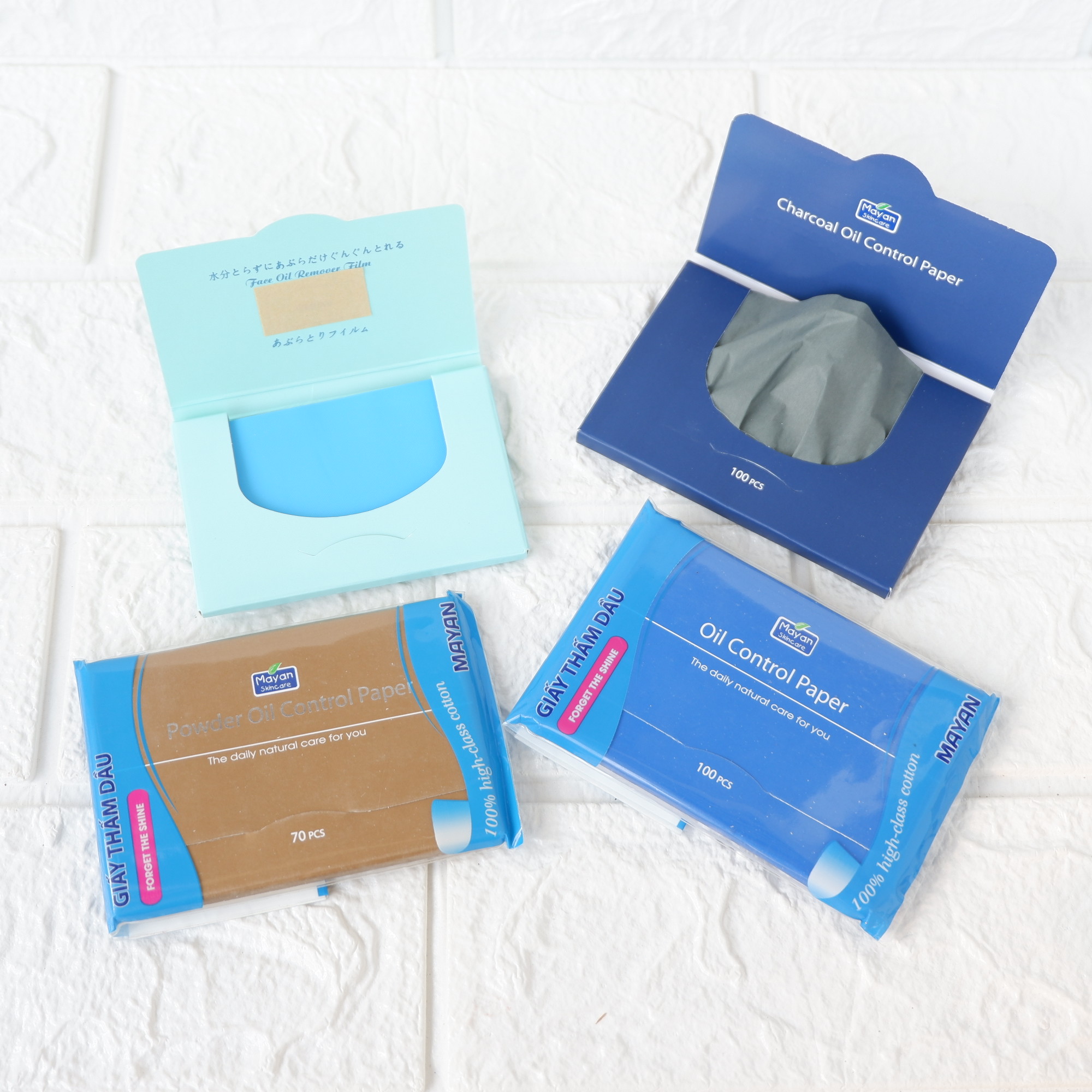 [HCM]Giấy Thấm Dầu Mayan Oil Control Paper 100 PCS