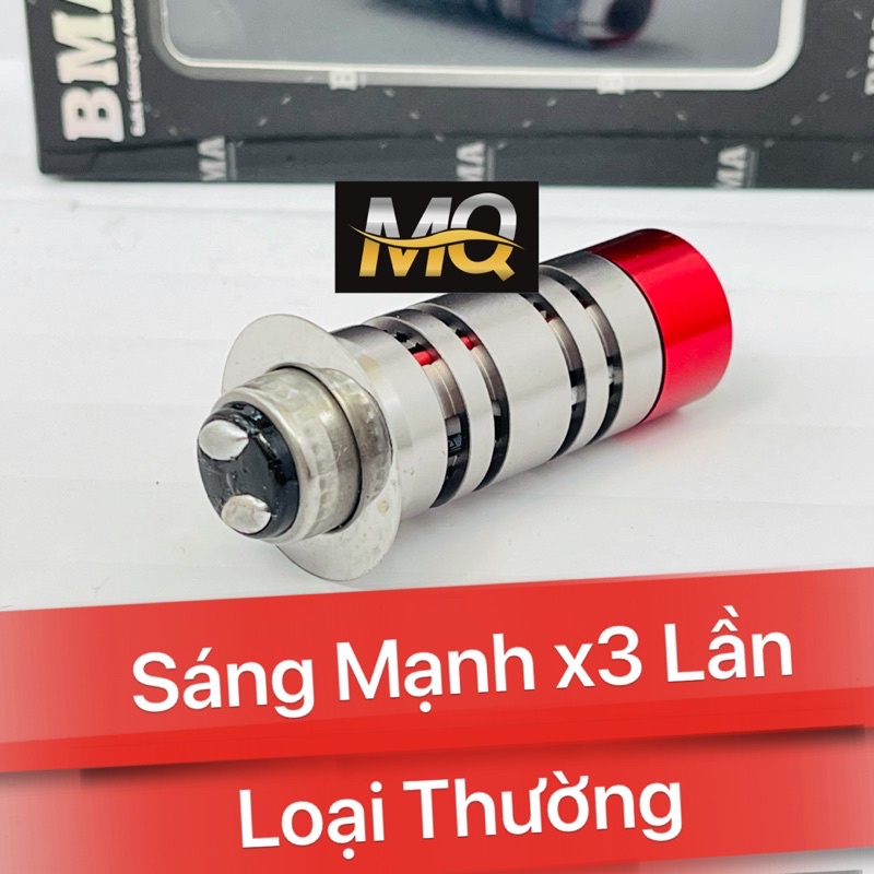 Đèn Pha Led Bi Cầu Mini 2 Mầu Vàng Trắng H6